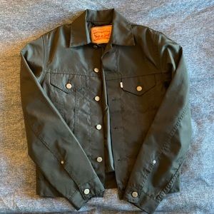 Levi’s Black Trucker Jacket Polyester MEN Small